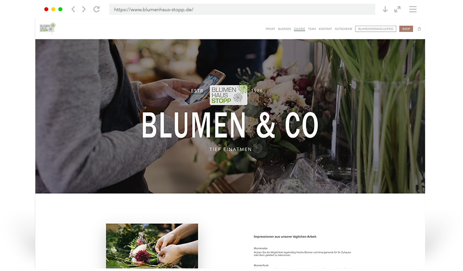 Blumenhaus Stopp Leipzig